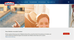 Desktop Screenshot of homann.de